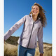 Softshell dames jas lila