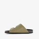 Leren dames bio slippers groen