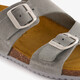 Suède dames bio slippers grijsblauw