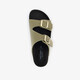 Leren dames bio slippers groen