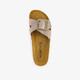 Suède dames slippers beige