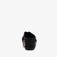 Suede dames bio slippers zwart