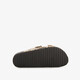 Dames bio slippers met panterprint beige zwart