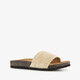 Dames bio slippers beige