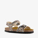 Kinder bio sandalen met panterprint