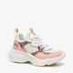 Meisjes sneaker roze met zebraprint