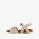 Meisjes bio sandalen lichtroze