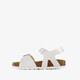 Kinder bio sandalen zilver wit