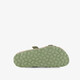 Suède dames bio slippers groen