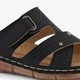 Damaes slippers zwart