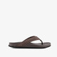 Heren teenslippers donkerbruin