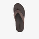 Heren teenslippers donkerbruin