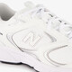 408 dames sneakers wit zilver