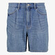 Dames denim bermuda medium blauw