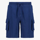 Jongens cargo sweatshort blauw