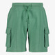 Jongens cargo sweatshort groen
