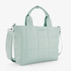 Enrico Benetti doorgestikte dames schoudertas mintgroen