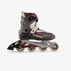Dames semi-softboot skeelers zwart rood