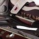 Dames semi-softboot skeelers zwart rood
