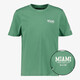 Unsigned jongens T-shirt met backprint groen