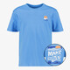 Unsigned jongens T-shirt met backprint blauw