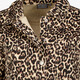 Dames blouse met panterprint bruin