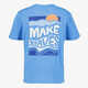Jongens T-shirt met backprint blauw
