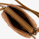 Gevlochten dames schouder beige