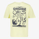 Jongens T-shirt met backprint lichtgeel