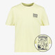 Jongens T-shirt met backprint lichtgeel