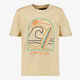 Unsigned jongens T-shirt met opdruk beige