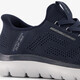 Slip-ins: Summits - Perfo heren sneakers blauw