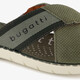 Leren heren slippers groen