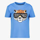 Unsigned jongens T-shirt met tijgerkop blauw