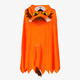 Kinder cape met leeuwenkop oranje