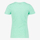 Meisjes T-shirt met bloemenprint mintgroen