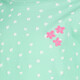 Meisjes T-shirt met bloemenprint mintgroen