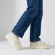 Dames sneakers met plateauzool beige