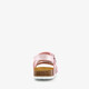 Meisjes bio sandalen met glitters roze