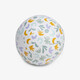 Swim Essentils Abstract kinder strandbal met print wit