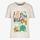 Unsigned jongens T-shirt met wilde dieren beige