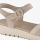 Dames sandalen beige