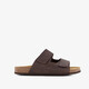 Heren bio slippers bruin