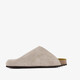 Suède heren clogs taupe