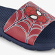 Kinder badslippers blauw rood