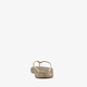 Dames teenslippers goud
