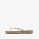 Dames teenslippers goud