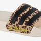 Adilette Shower dames badslippers met panterprint