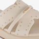 XX by dames slippers met studs beige
