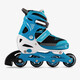 Kinder en dames skeelers blauw